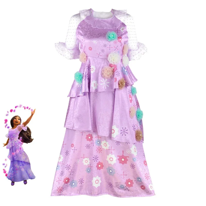 Costume de Cosplay Encanto Mirabel Antonio Isabella, Camilo Brulo, Princesse Felix Pepa Dolores Luisa, Uniforme pour Adultes et Enfants