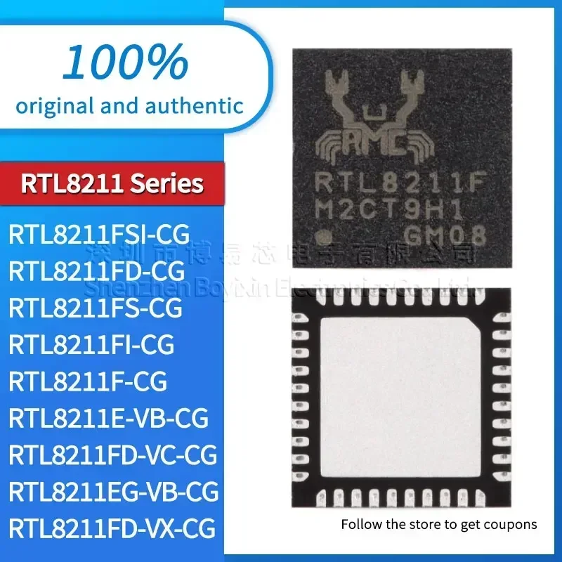 

RTL8211FSI RTL8211FD RTL8211FS RTL8211EG RTL8211FD RTL8211FI FD RTL8211F RTL8211E RTL8211FSI-CG VS VB VX VC CG Black casing