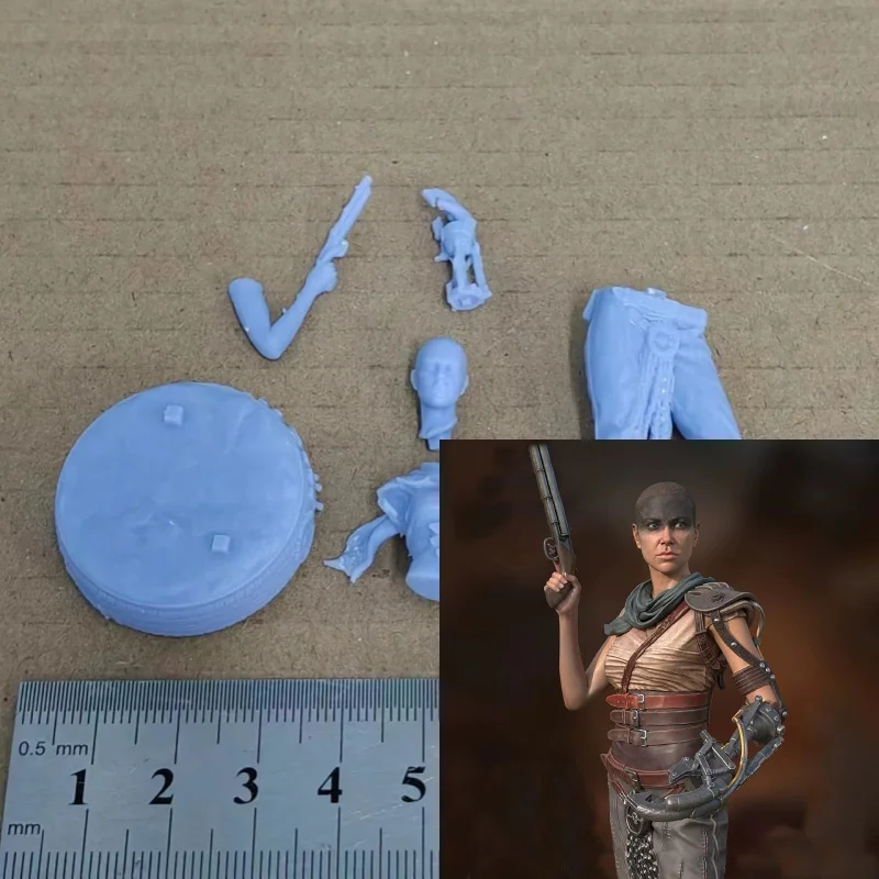 

Crazy Furiosa Full Resin Figures Model Kit 1/24 Scale Unpainted Unassembled Toy