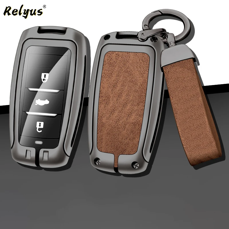 

Zinc Alloy Car Key Cover Case Shell for Changan CS75plus Ease plus Auchan x5 Keychain Bag Auto Protector Interior Accessories