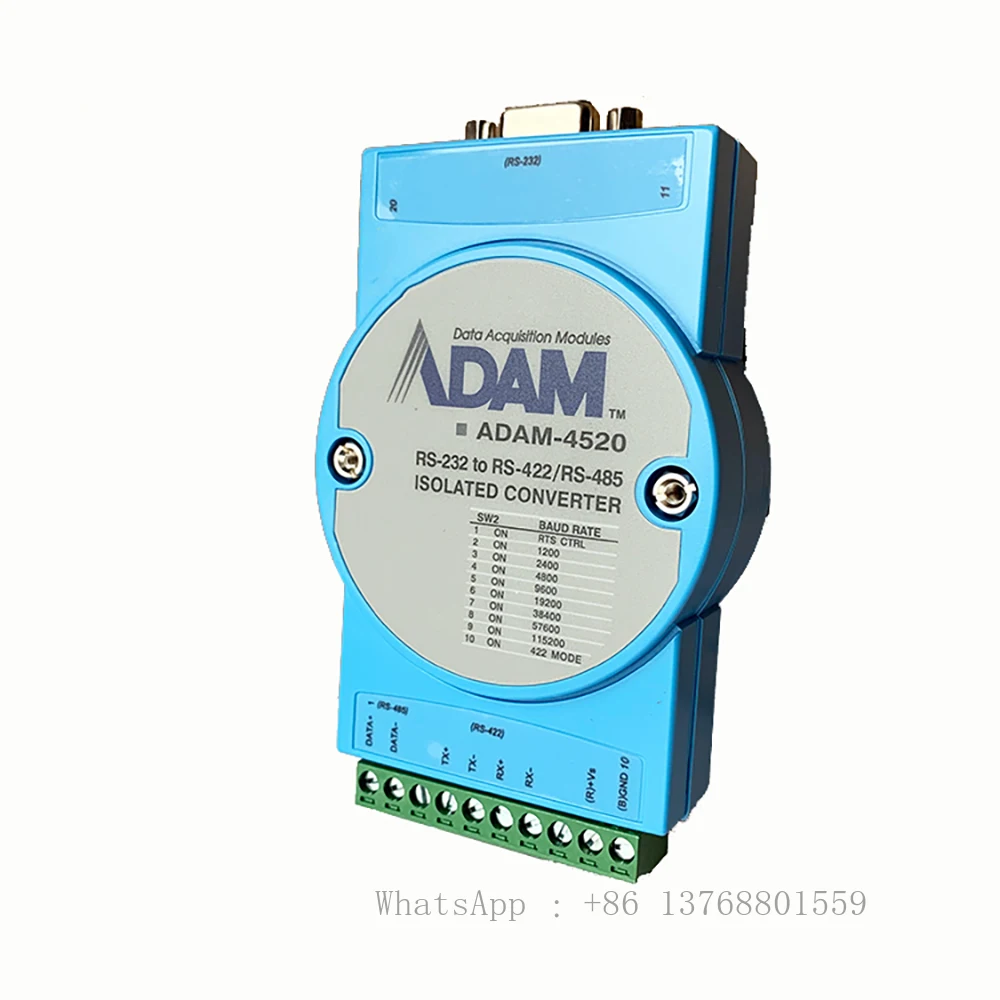 New Original Remote I/O Module ADVANTECH ADAM-4520 Isolation RS-232 To RS-422/485 Serial Converter Communication Module