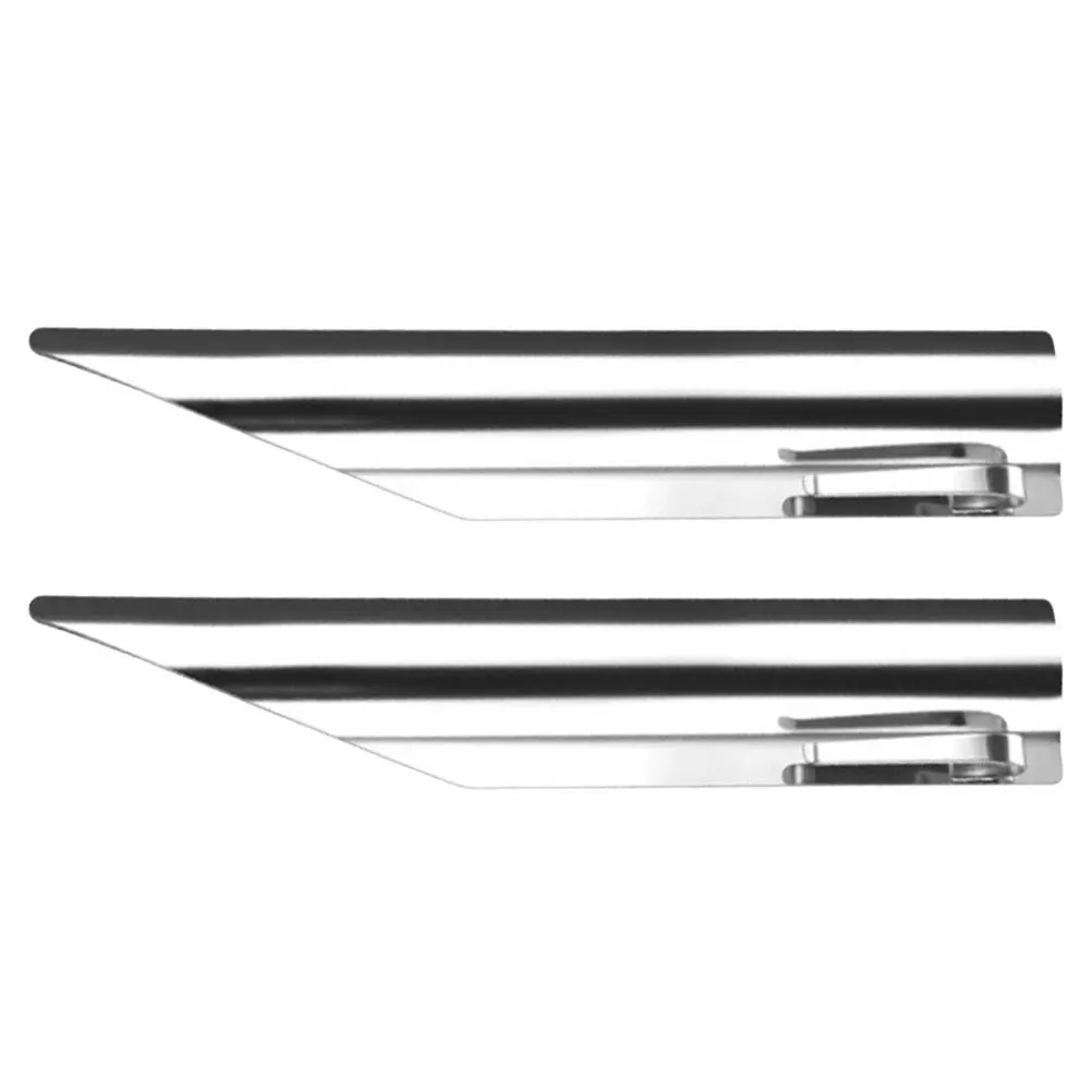 

2pcs Stainless Steel Crumb Scraper Portable Kitchen Tool For Bread Crumb Cleaner Restaurant Coffee Shop Tabletop Grit Remover