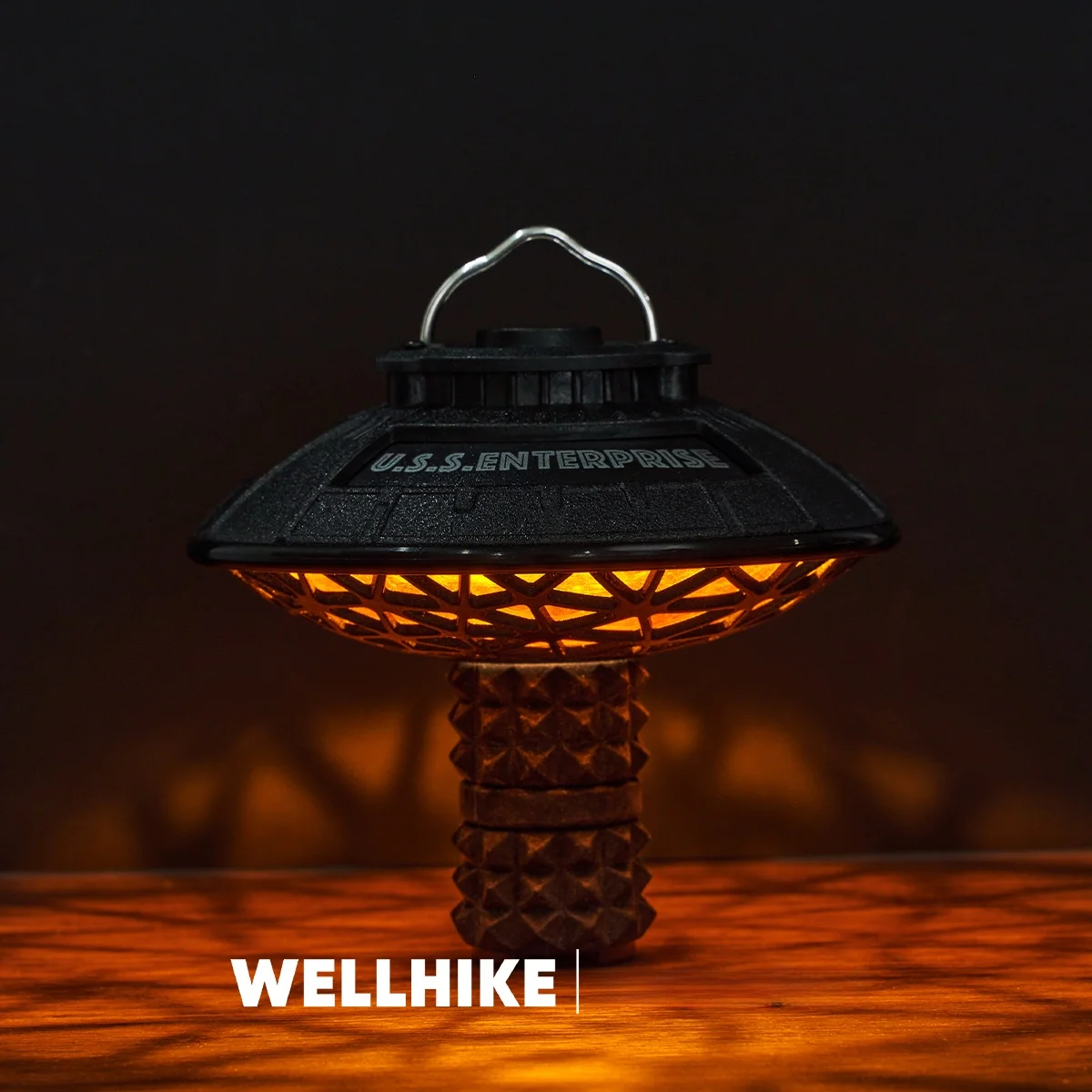 

WELLHIKE Cam НЛО Лампа Аосфера Научно-фантастическое пространство Звездная тема Потерянная в космосе Лампа Goalzero Открытый кулачковый аксессуар