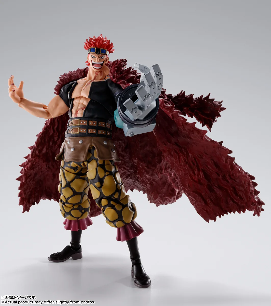 Original One Piece S.H.Figuarts EUSTASS.KID -The Raid on Onigashima Anime PVC Action Figure Toys Collection Doll Figurine