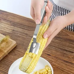Stainless Steel Corn Peeler Fast And Safe Corn Cob Stripper Shaver Planer Thresher Cutter Kitchen Fruit Vegetable Gadget Tool