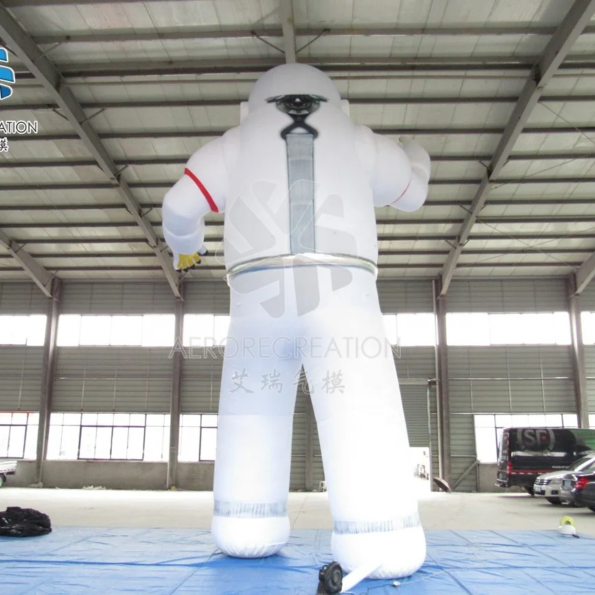 Carnival Decorative High-quality Custom Inflatable Cartoon Astronaut Model Giant Inflatable Spaceman with LED