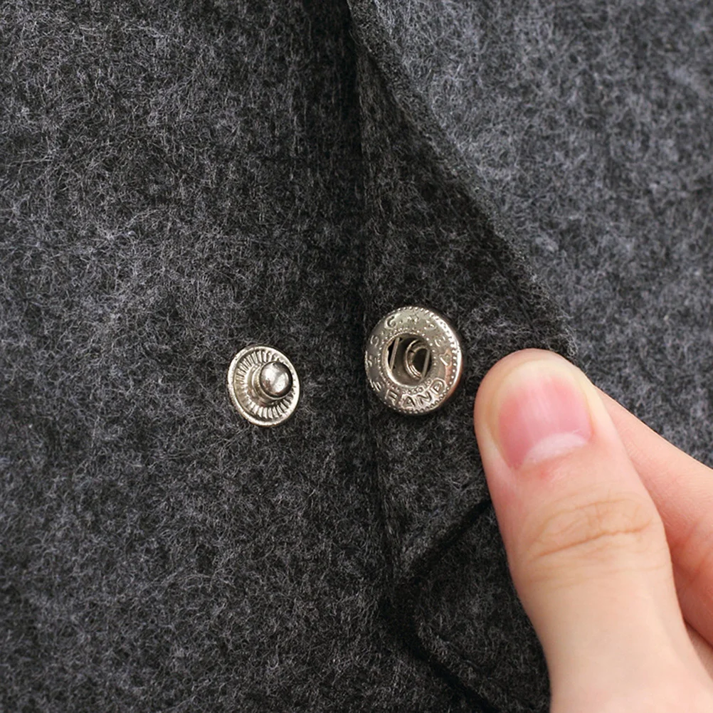 

A4 Felt Document Folder with Button Closure Large Capacity Paper Organizer Bag for Files Letters Receipts Dark Grey Light Grey