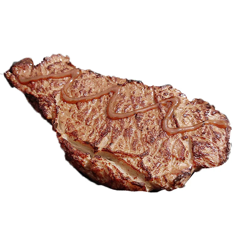 Simulation Steak Model Pork Chop Grilled Lamb Chops Western Restaurant Ornaments Fake Meat Room Kitchen Food Props Pvc Crafts