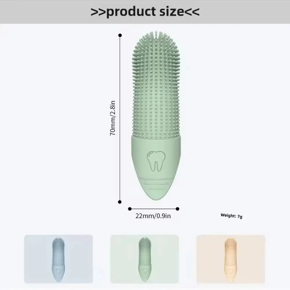 360° Silicone Pet Finger Toothbrush 6
