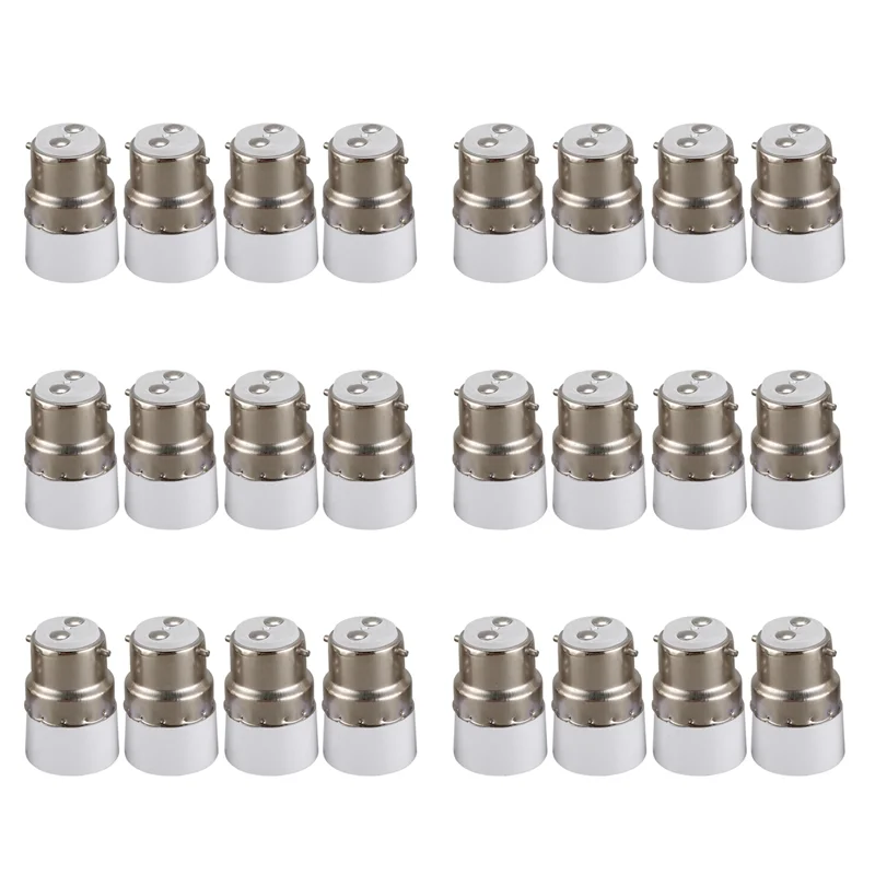 

AB15-AC 220V B22 To E14 Base Socket Light Lamp Bulb Adapter Holder 24Pcs