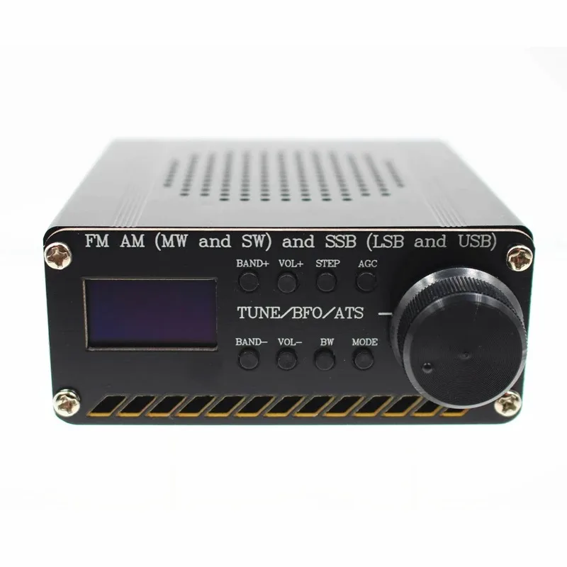 New ATS20+ SI4732 All Band Radio Receiver FM AM (MW & SW) SSB (LSB & USB) with Battery Case Speaker Antenna view 3