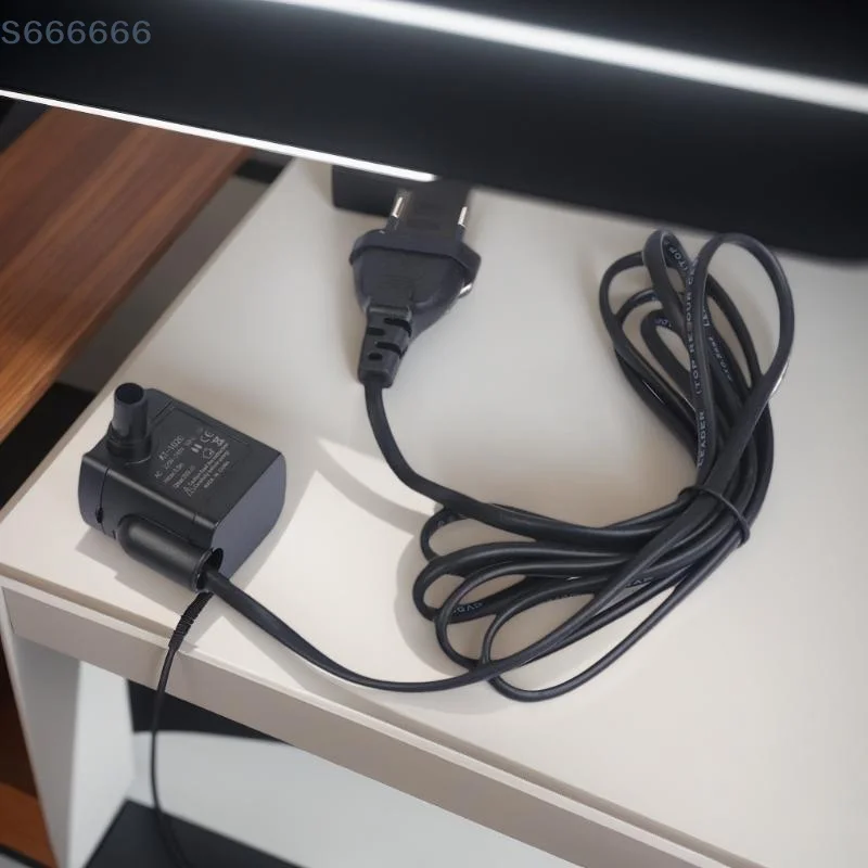 Европейская вилка 220–240 В, ультра-тихий мини-погружной водяной насос, идеально подходит для аквариума, аквариума, настольных фонтанов, упаковка из 1/2 шт.