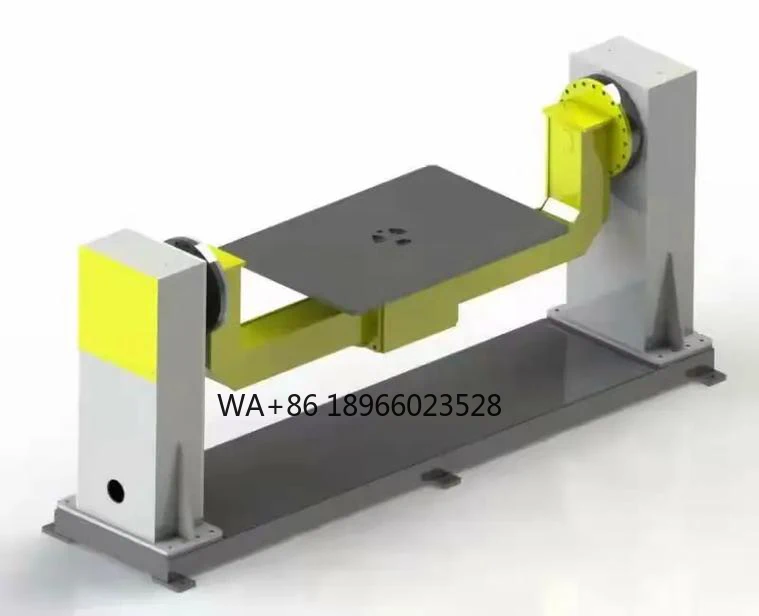 Dual axis U-shaped welding positioner can be customized automatic rotating welding table