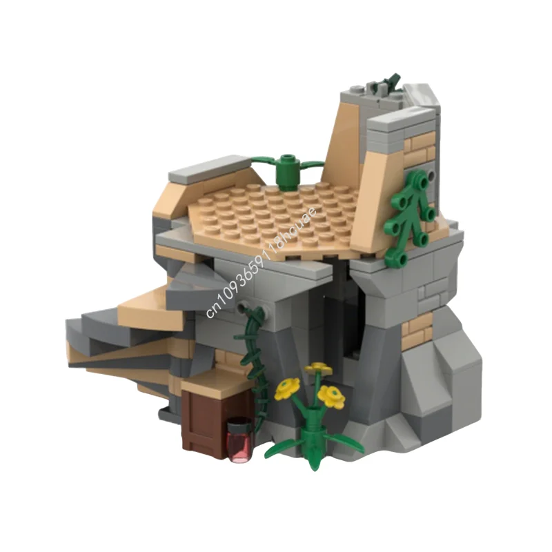 

123pcs MOC Tower Ruins Castle Model Building Blocks Construction Christmas Gift Assemble DIY Creative Toys Idea Education Brick