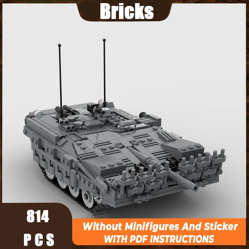 

Новые строительные блоки Moc, военная модель Strv103, танк C, модульные строительные блоки, подарок, детская игрушка, набор для сборки «сделай сам»