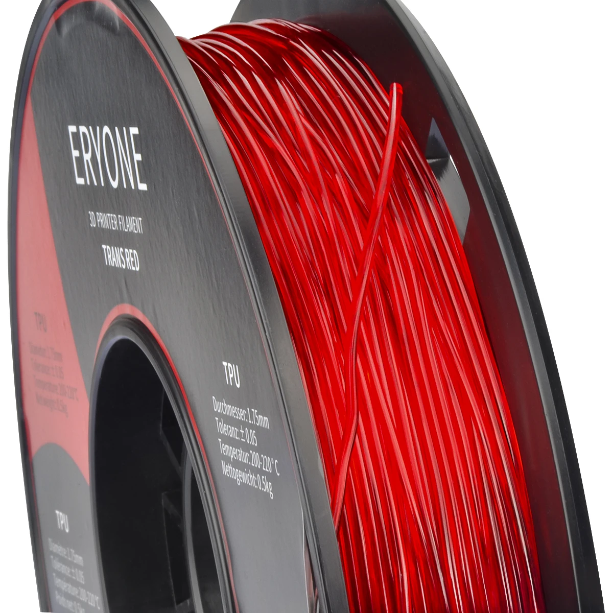 Eryone – Filament TPU Flexible pour imprimante 3D, 1.75mm, 1 bobine, 0.5kg, nouvel arrivage, livraison gratuite et rapide