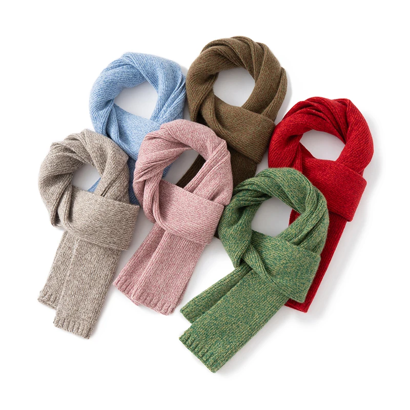 

Women Cashmere Shawl Scarf Thicken flower yarn cashmere Autumn Winter Warm Soft 100% Cashmere Knitwear Luxury Retro Big Scarf