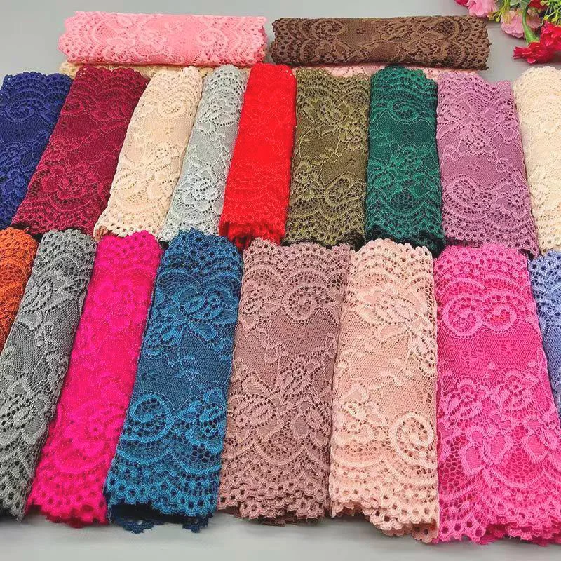 High Quality Ribbon Lace Trim Ribbon 1Yard Flower Pattern Fabric Wholesale Diy Craft Fabric Lace Fabric for Dresses Materials