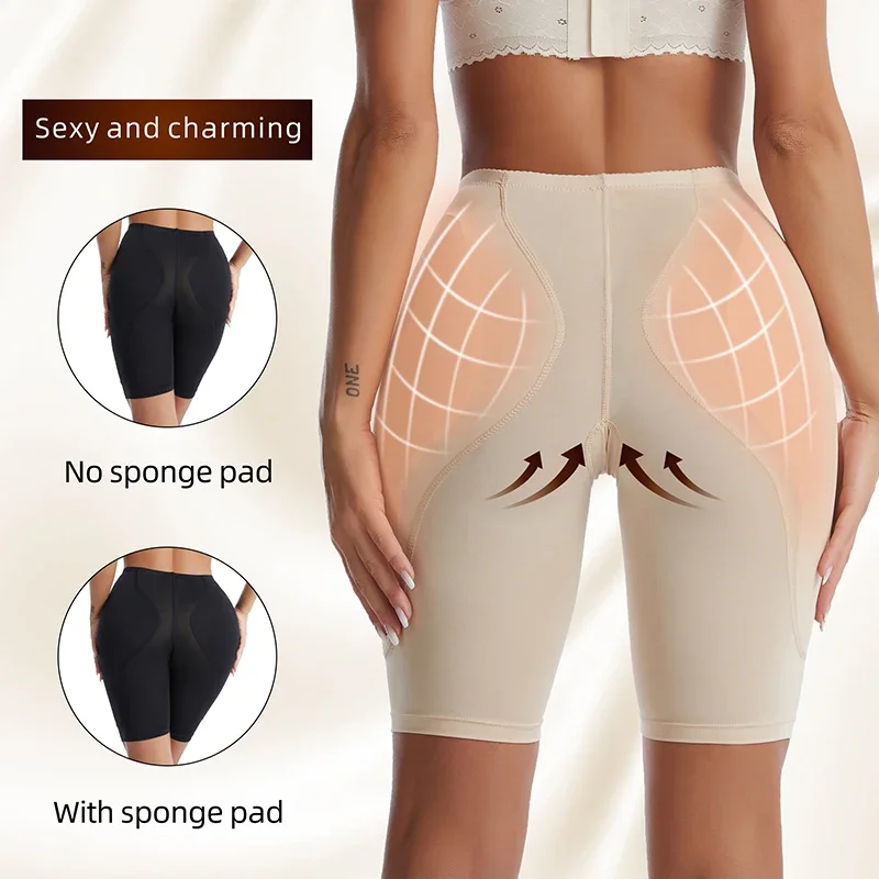 AfruliA Fake Ass Hip Pads Enhancer Butt Lifter Waist Trainer Shapewear Body Shaper Padded Underwer Panty Fajas Colombian Girdles