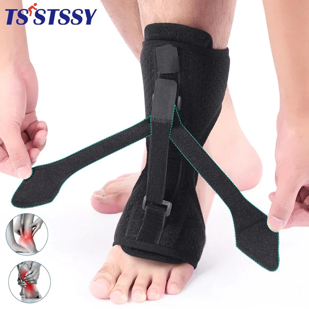 

1Pcs Adjustable Foot Drop Orthotic Brace Plantar Fasciitis Recovery Foot Splint Support, Prevent Orthopedic for Achilles Tendon