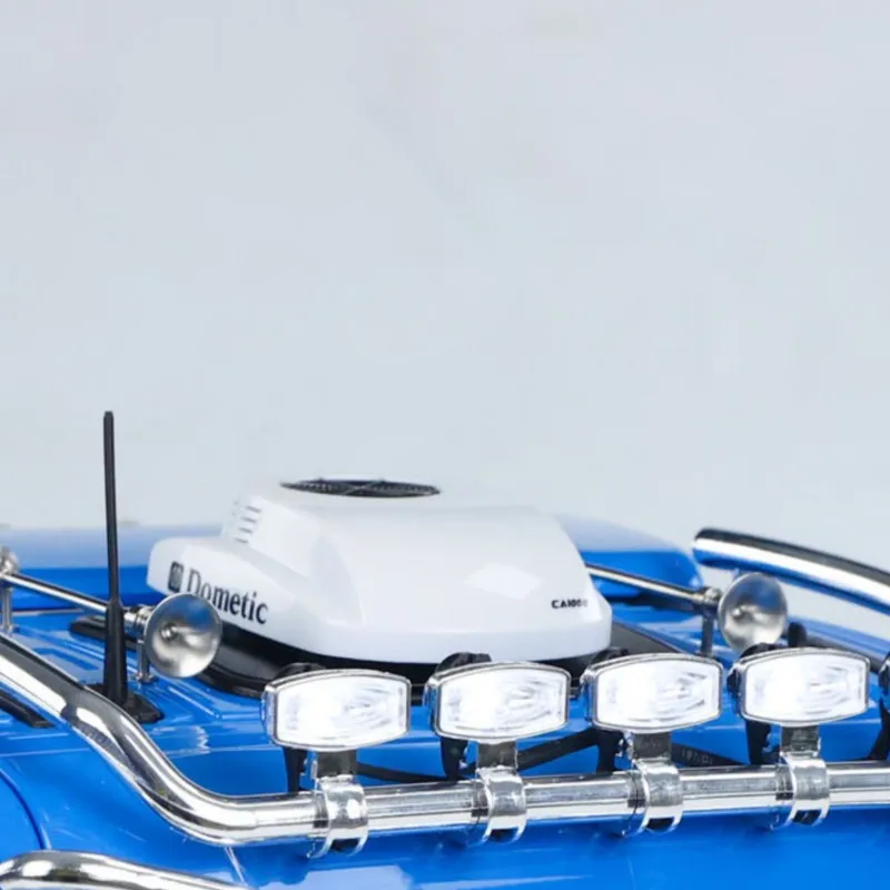 Nuovo 770S 1/14 8x8 RC Trattore Camion Telaio In Metallo FAI DA TE Camion di Controllo Remoto ST8 Batteria Luce Suono Fumo Finito Auto Veicolo