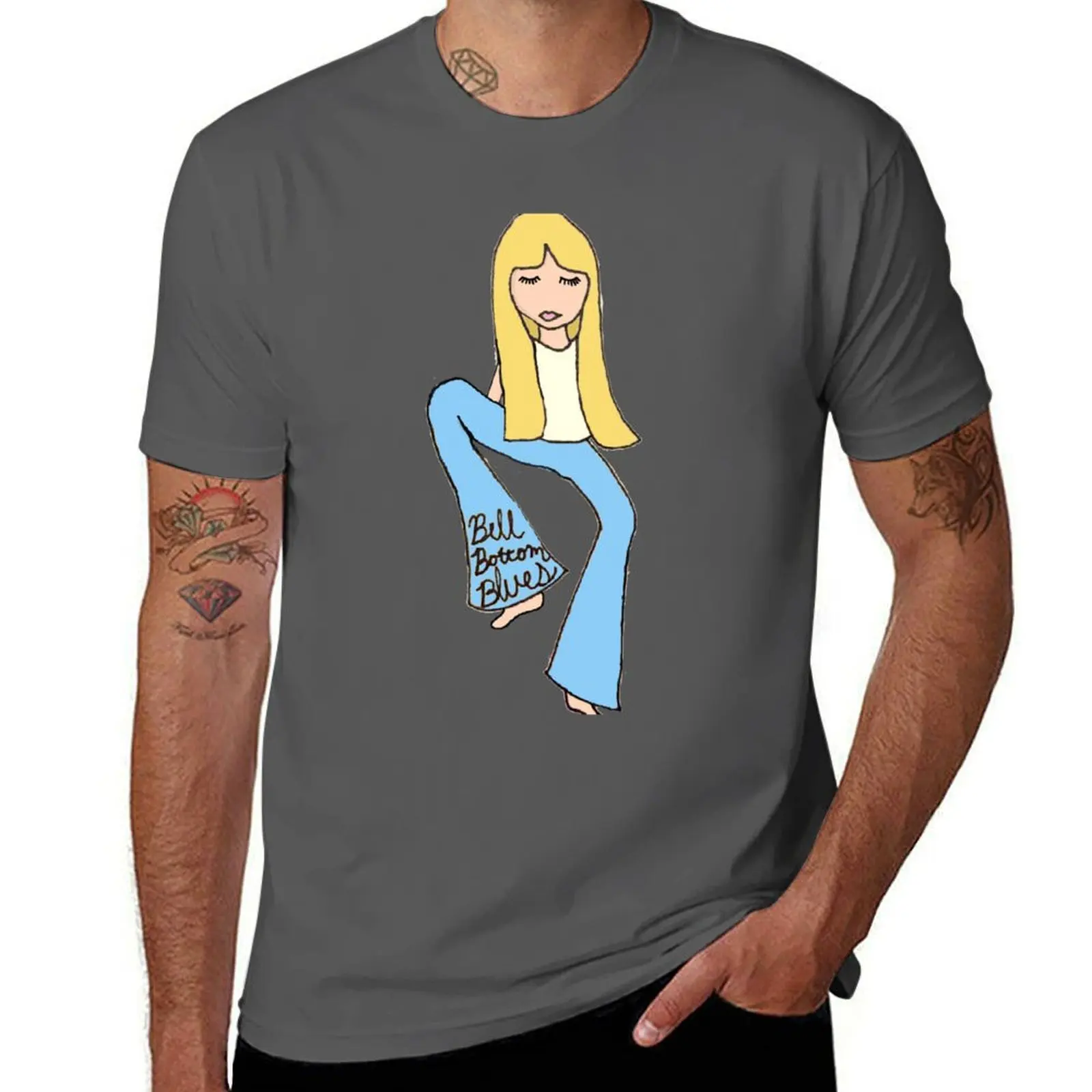 

Bell Bottom Blues T-Shirt kawaii clothes vintage graphic tee vintage clothes customizeds oversized t shirts for men
