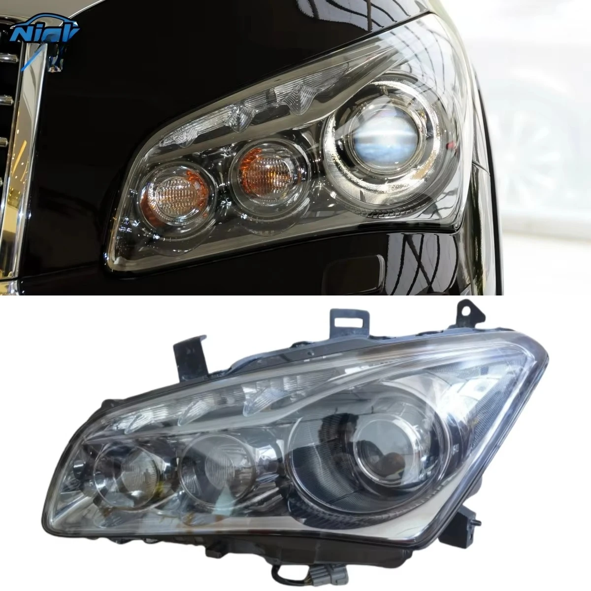 

For ’Infiniti QX56 Original Headlight Assembly 2013-2015 QX56 Left and Right Xenon Headlamp 2016-2018 QX80 LED Car Light