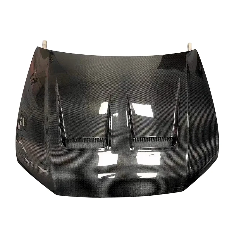 High quality M-style dry carbon fiber engine hood for direct factory sales of Audi Q8 body kits