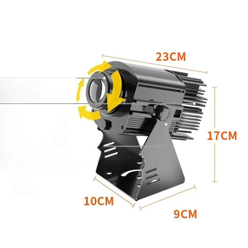 

Projector Advertising Light 60W/100W/150W Light Emitting Diode Mark Wall Projection Light Outdoor Waterproof IP67 high