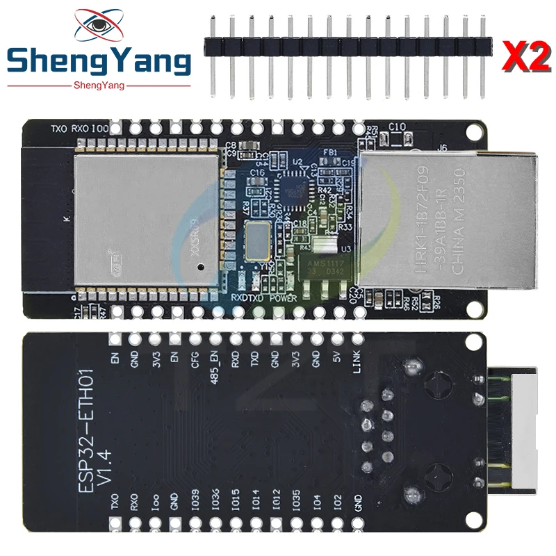 WT32-ETH01 Embedded Serial Port Networking Ethernet Bluetooth-compatible WIFI Combo Gateway MCU ESP32 Wireless Module Board