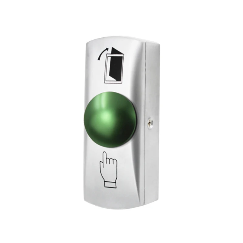 Zinc Alloy Metal Appearance Push Door Exit Button For Door Gate Access Control Button with Mushroom Shape