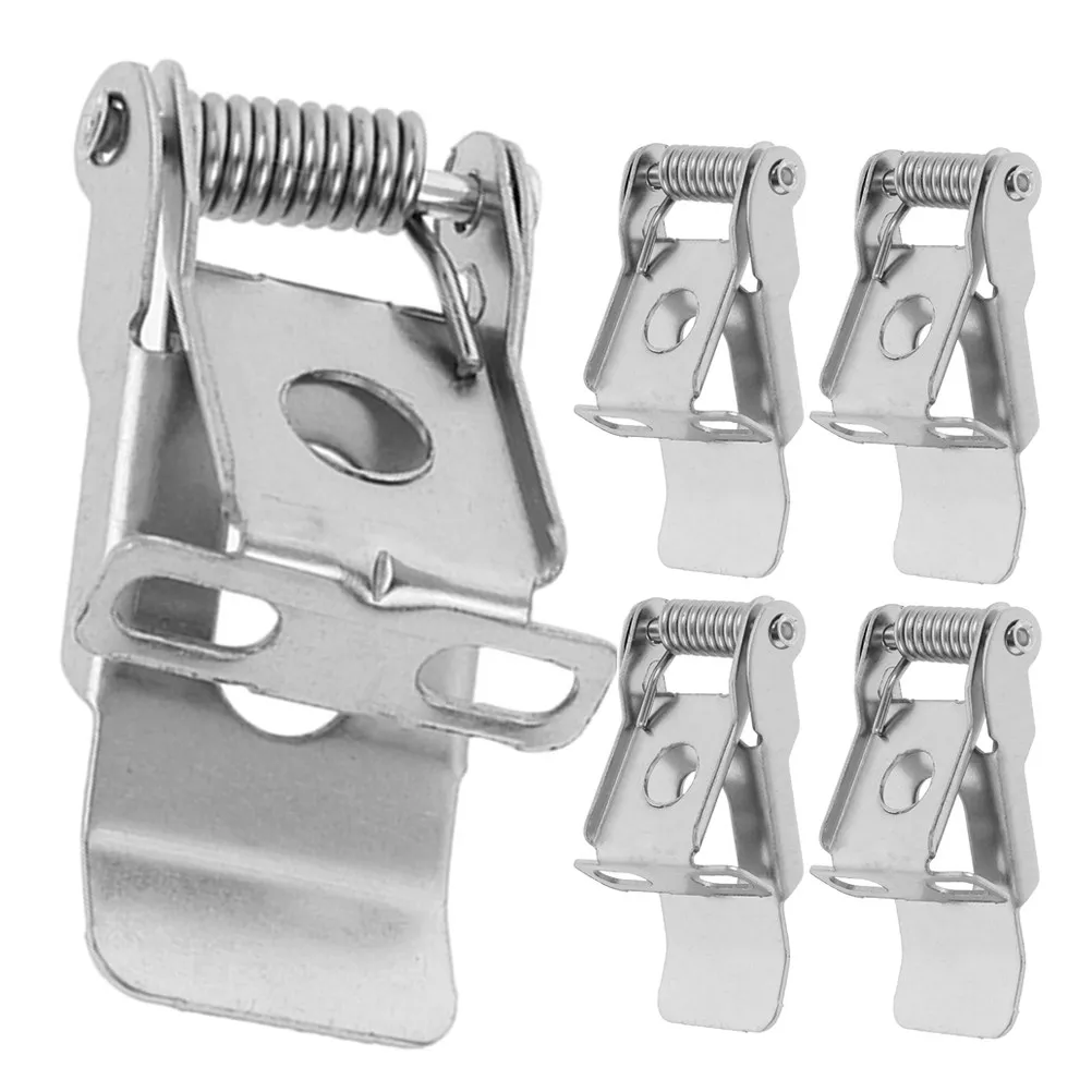 5Pcs High-Hardness Spring Loaded Lamp Mount Clips for LED Downlight Panel Light Recessed Ceiling Fixture Secure Lighting Clip