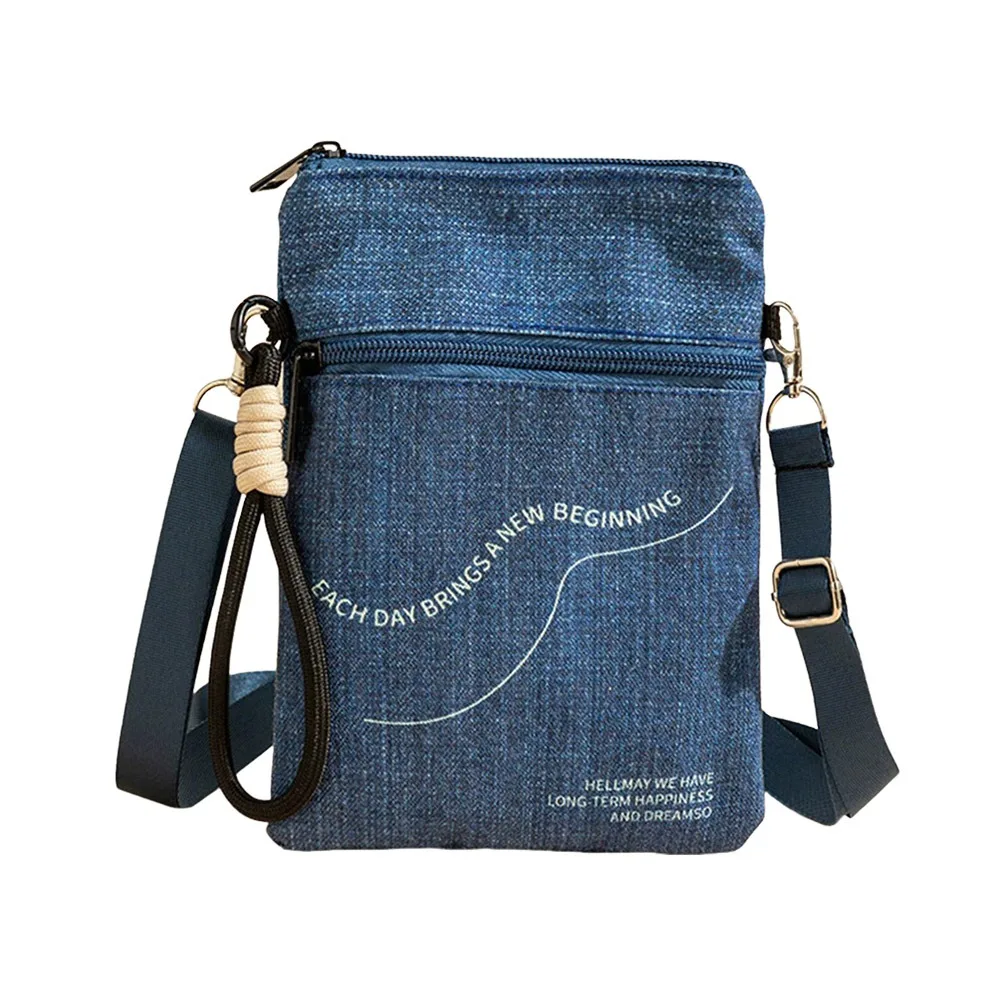 

Симпатичная сумка для мобильного телефона из ткани Оксфорд, регулируемая сумка через плечо с героями мультфильмов, несколько отделений, держатель для паспорта, путешествия