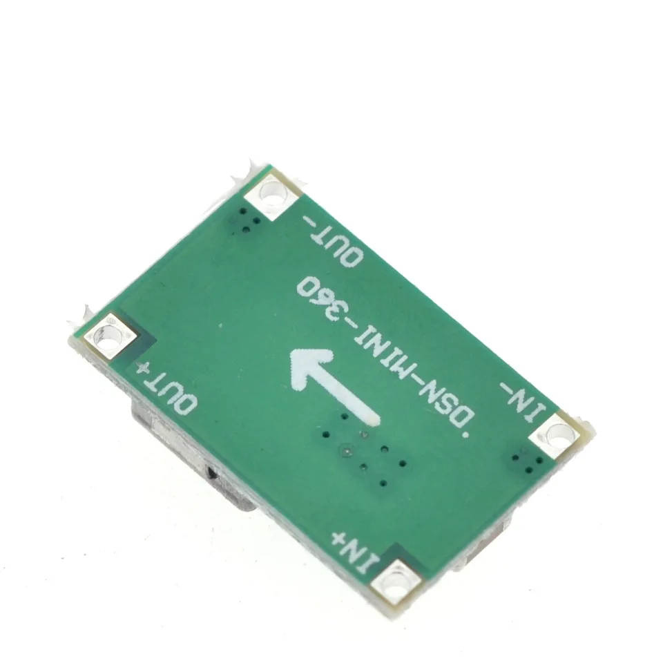 10 Stück Mini-360 DC-DC Step-Down-Buck-Konverter-Modul 4,75V-23V auf 1V-17V 3A Synchron-Gleichrichter-Stromversorgungsplatine – Detail 3