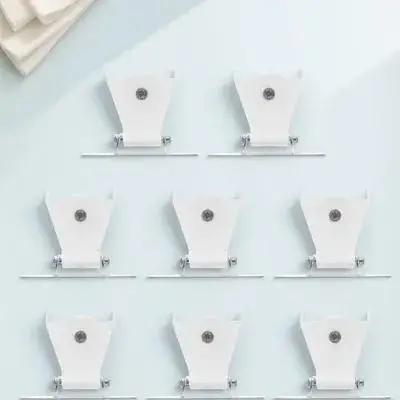 

Curtain Pulley Accessories White Pom Plastic Cord Locks for Blinds Roman Window Replaceable Fittings Stainless Steel
