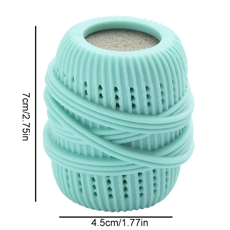 Laundry Cleaning Ball Sponge Liquid-adding Decontamination TPE Clothes Cleaner Anti-winding Washing Capsules Machine Hair Remove