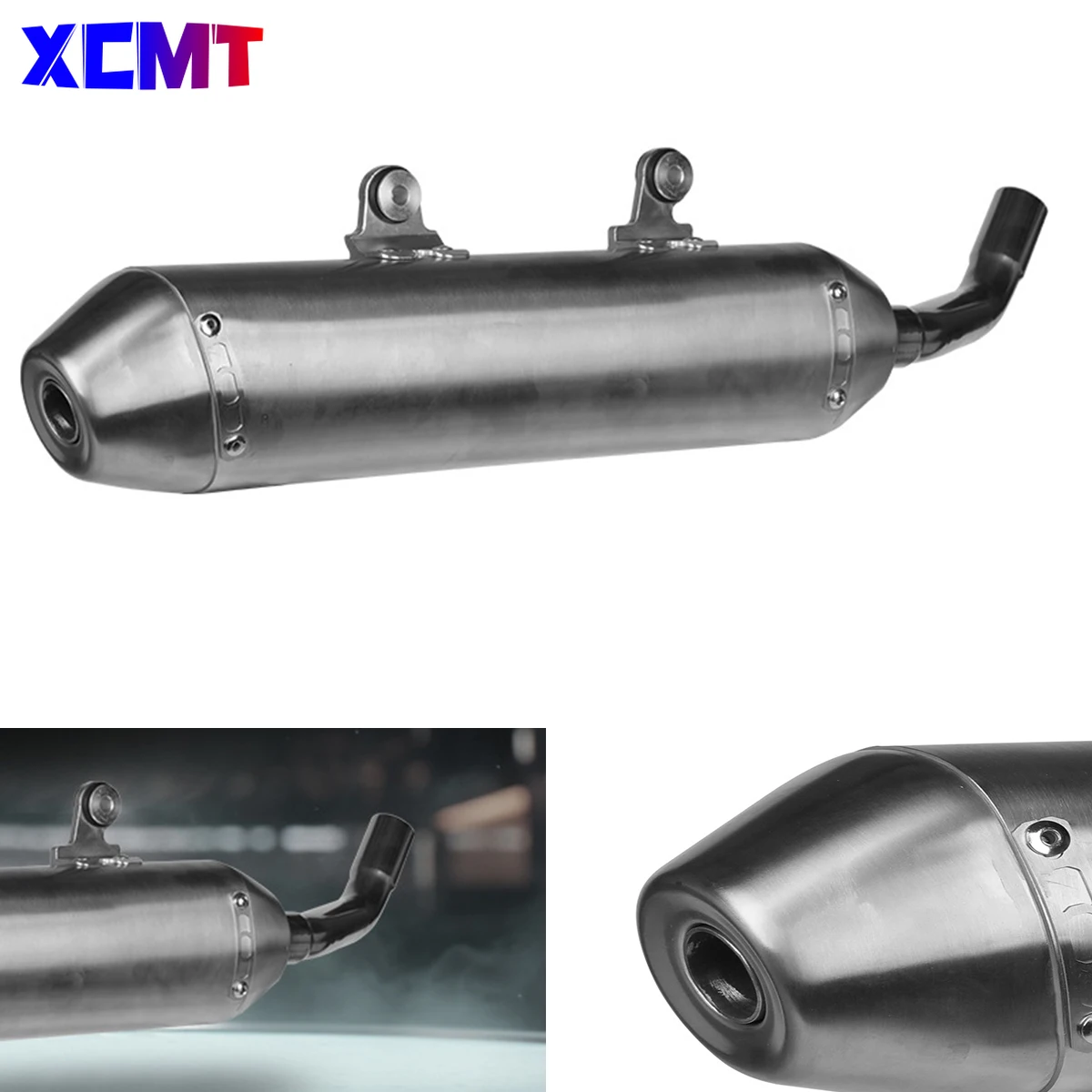 

Motorcycle Exhaust pipe modification accessories with dual exhaust tailpipe For KTM EXC250 EXC300 2020 2021 2022 2023