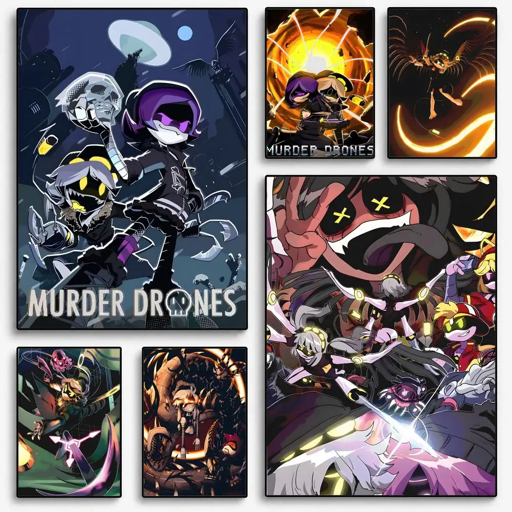 1PC Anime Murder Drones Poster Room Home Decoration Interior Wall Art Printing Garage Posters Gift