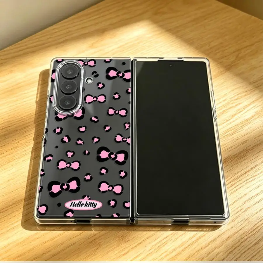 Transparent Soft Phone Cover Case for Samsung Galaxy Z Fold 8 Ultra Z Flip 6 5 4 3 Z Fold 7 6 5 4 3 ZFold8Ultra Sanrio Hello - view 2