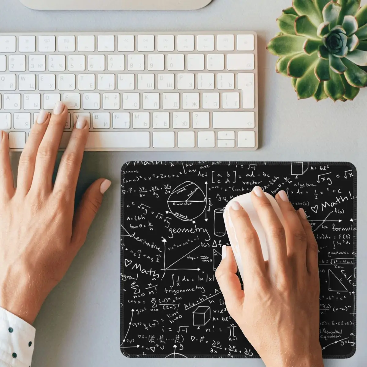 دروس الرياضيات لوحة الماوس لوحة المفاتيح الكمبيوتر الماوس حصيرة ألعاب الكمبيوتر المحمول حصيرة مكتب الملحقات الجدول الحصير