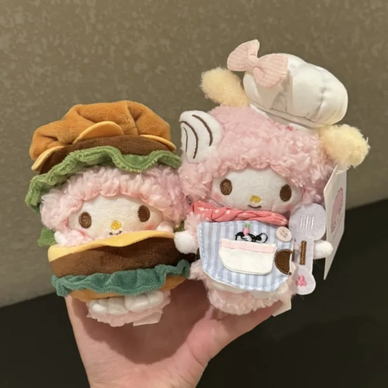 

Kawaii My Melody Sanrio Children Cute Cartoon Plush Toy Pendant Student Keychain Schoolbag Decoration Christmas Gifts for Kids