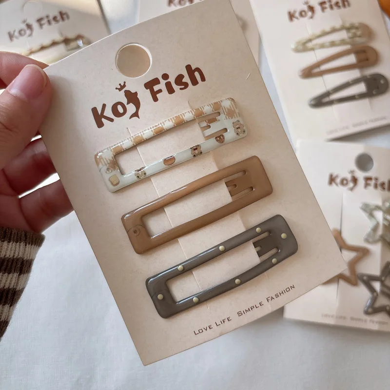 Изысканные-эмалированные-заколки-для-волос-набор-из-3-предметов-коричневые-полые-заколки-в-клетку-со-звездами-bb-для-девочек-очаровательный-подарочный-набор-для-волос