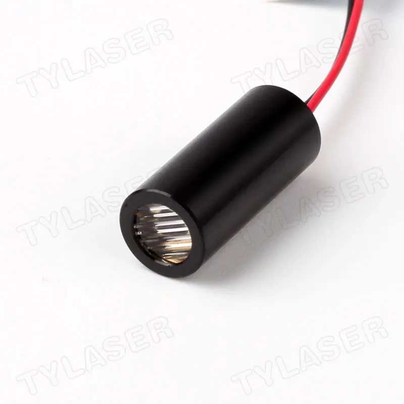 D9x21mm 3V collimatore 635nm 5mW 10mW modulo Laser linea rossa obiettivo PMMA Driver APC di grado industriale (Laser linea economica)