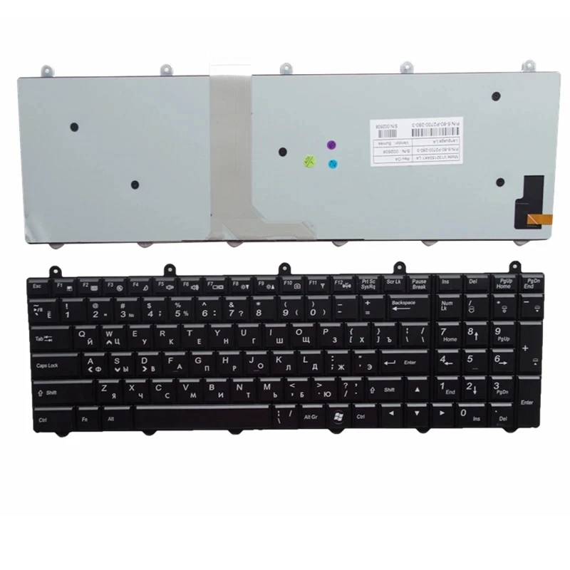 russian Laptop keyboard For MSI GE60 GE70 GX60 GX70 GT60 GT70 GT780 GT783 MS-1762 For Clevo P150EM P170EM P370EM P570WM