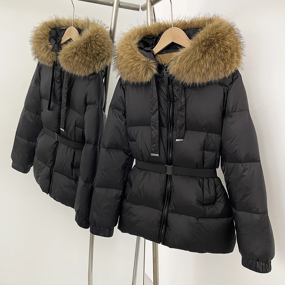 

OFTBUY Women's Faux Fur Coat Down Jacket Women's Winter Parka Top Women Warm Lightweight Puffer Coat Faux Fur Jackets Ladies