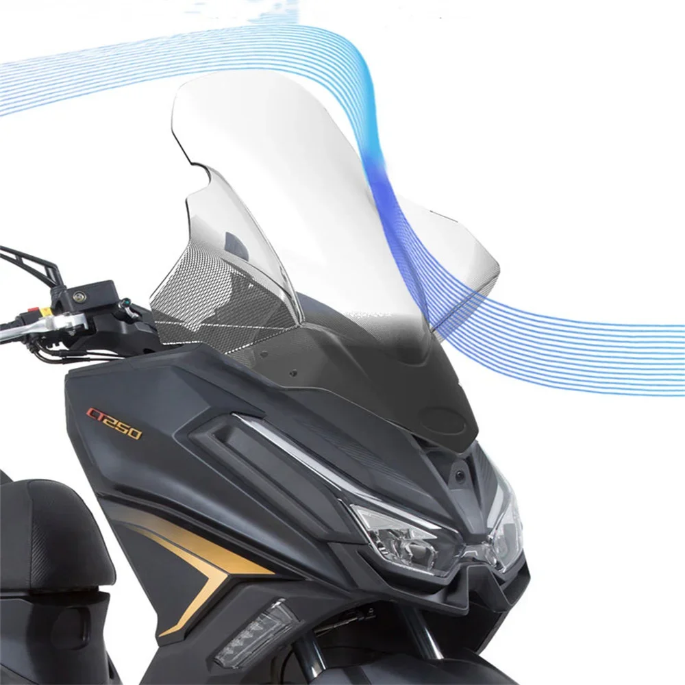 For KYMCO CT250 23-24 windshield raised modified hand guard windshield accessories A type is hand guard width B type is ordinary