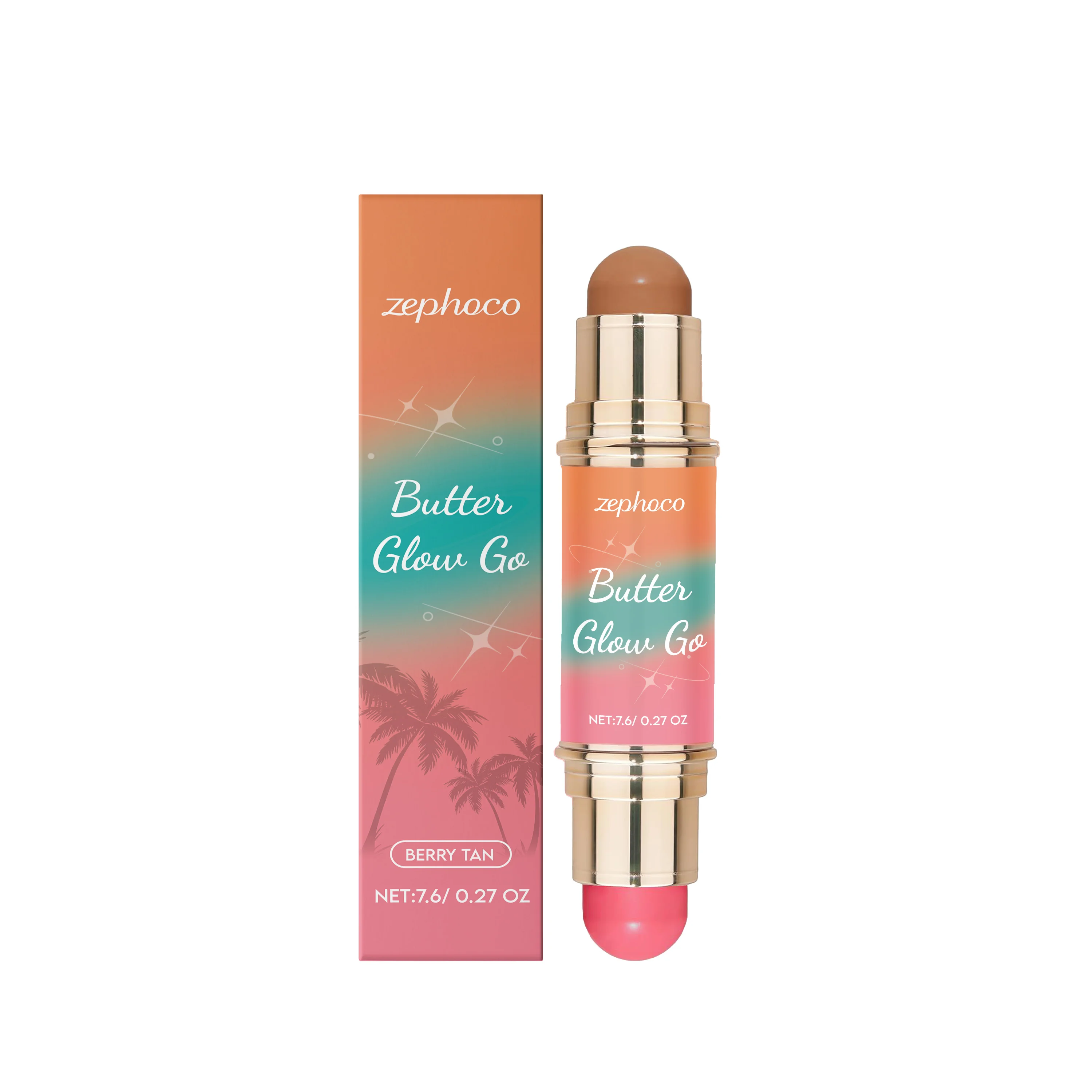 Zephoco bâton de Contour du visage Rouge joues mat soyeux Rose Sunkissed Blush lueur peau fard à joues Contour bâton maquillage cosmétiques