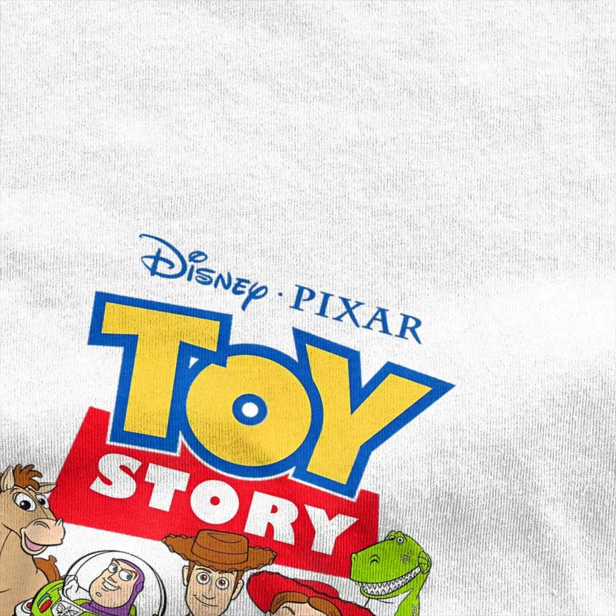 Men Pixar Toy Story Buzz Woody Jessie T-Shirts 100 Cotton Clothes Summer Y2K Retro Short-Sleeve T-Shirt