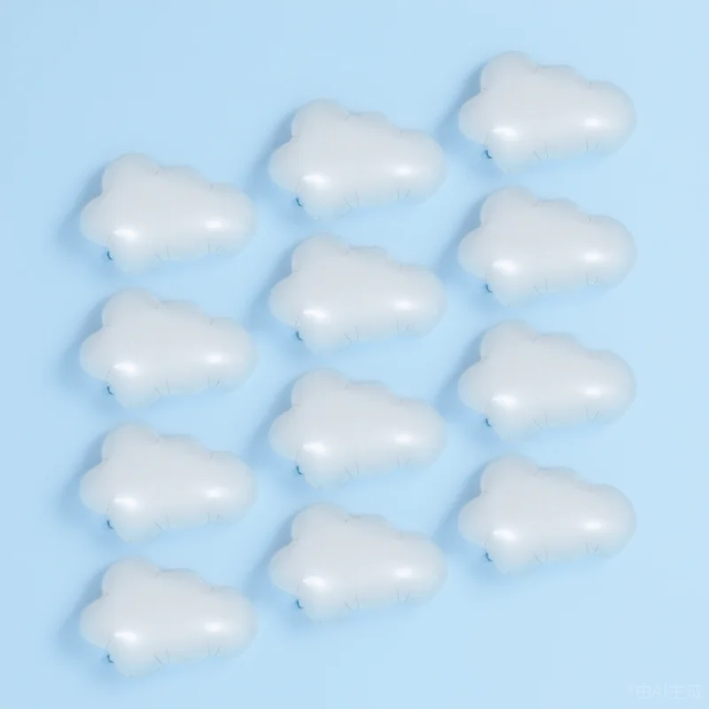 

12 Pcs Aluminum Film Balloon Balloons Birthday Decoration Cloud Decorations for Boys Table Inflatable Party Supplies