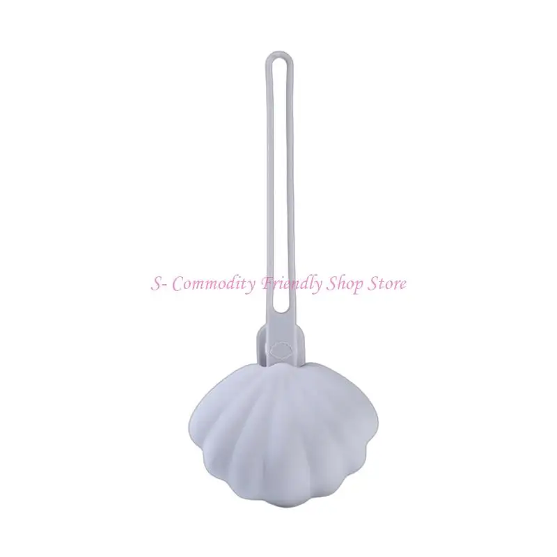 85AE Shell Shaped Pacifier Holder Case Silicone Portable & Lightweight for Newborns